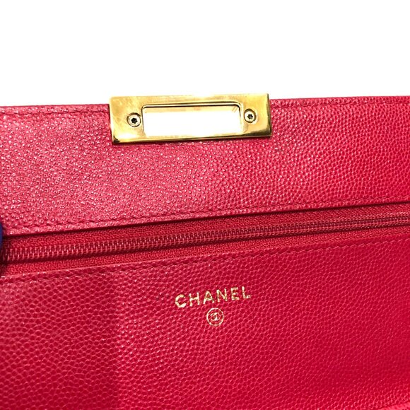 【52MK】Chanel Caviar Wallet On Chain Sku# 83262 (Gently Used) - Picture 9 of 11